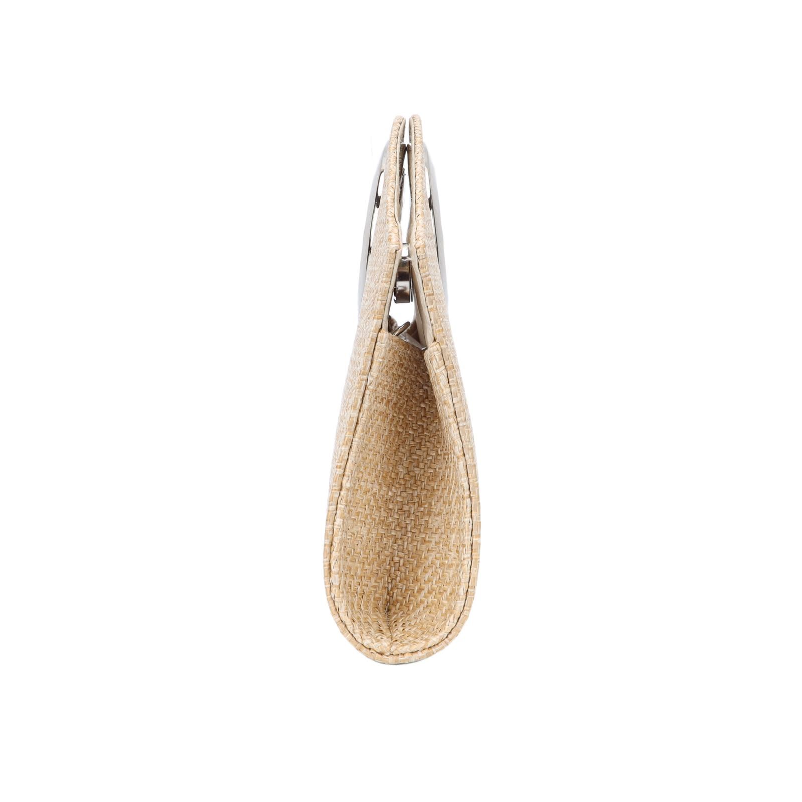 Clutch palha Antibes na cor Bege — Nay Bags & Shoes