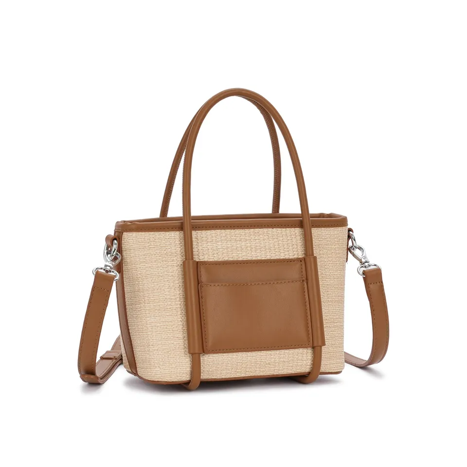 Tote palha Cannes na cor Marrom — Nay Bags & Shoes