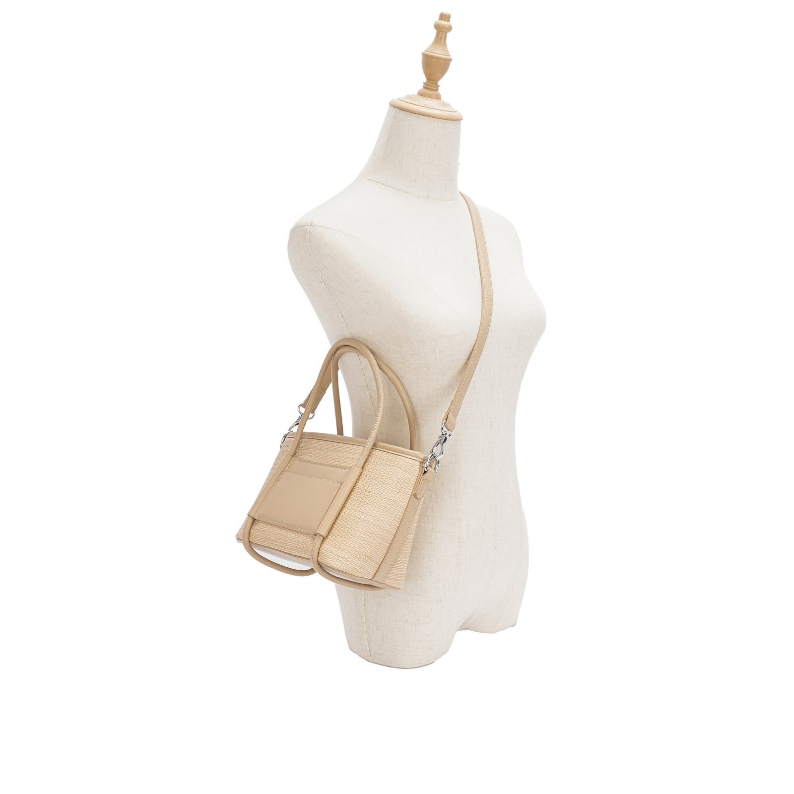 Tote palha Cannes na cor Marrom — Nay Bags & Shoes