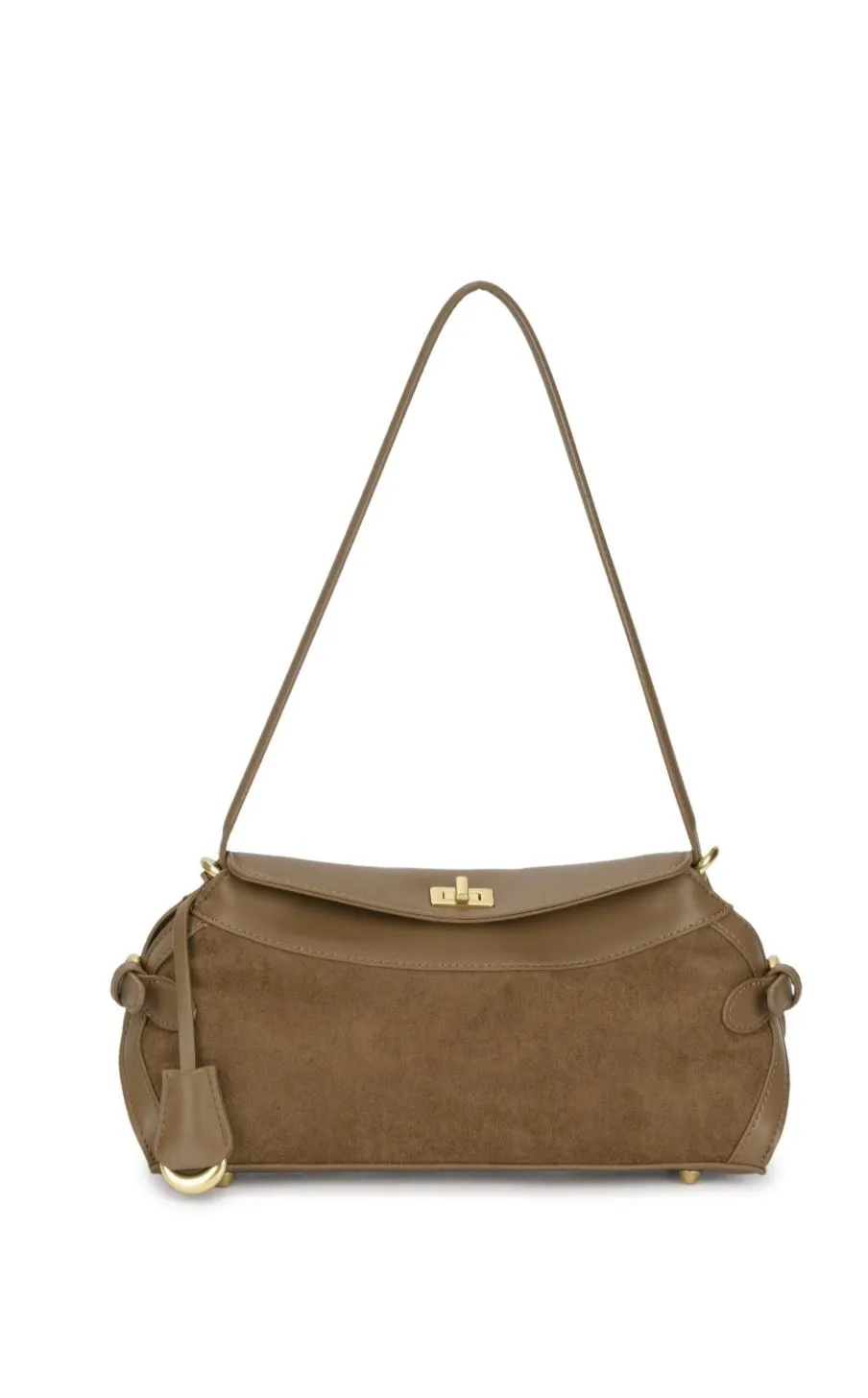 East-West Bag Lorenza na cor Marrom — Nay Bags & Shoes